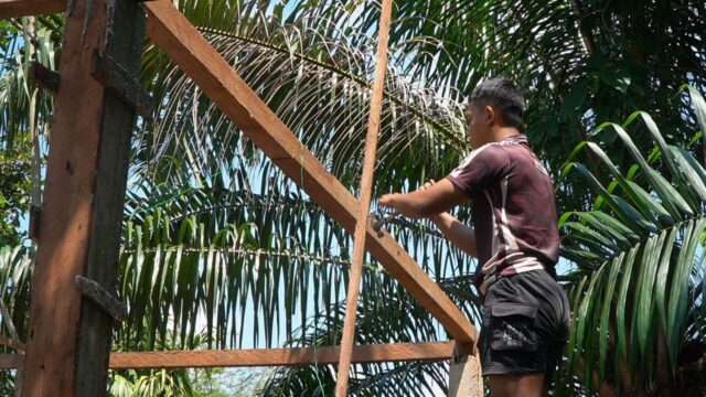 Pemasangan Tiang RTLH Rampung, Satgas TMMD Reguler ke-129 Terus Kebut Pembangunan